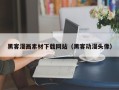 海北黑客漫画素材下载网站（黑客动漫头像）